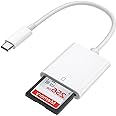 USB C SD Memory Card Reader, Type C Camera Adapter Trail Viewer for iPhone 16/15/ iPad MacBook/Air/Pro iMac/Samsung Galaxy Android