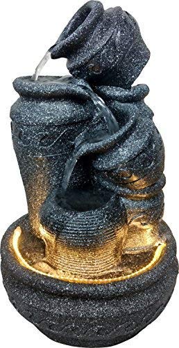 Kaarigari Artifacts Small Matki Water Fountain for Home Decor,Garden,Indoor Decor,Outdoor Decor and Office (Copper)
