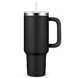 Sursip 40 oz Insulated Tumbler with Handle and