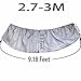 MAYMII Silver Kayak Cover for 2.7-3M (7.8-9ft) Kayak/Fishing Boat/Boat/Canoe, Universal Use,Professional UV Block, Waterproof, Sunblock, Storage, Dust Cover Shield Protector