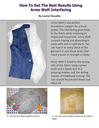 Superpunch Armo Weft Black HTC88001-20 inches Wide, Fusible Medium Weight Interfacing Sold by The Yard - Thumbnail 4