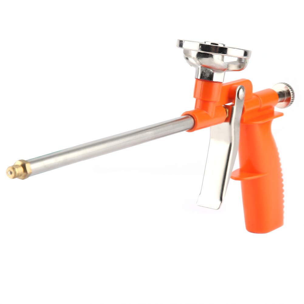 Applicator Tool Expanding Foam Gun, Foam Gun, Aluminum Portable Ergonomic Design Compact Insulating Small Seam for Sealing Filling Caulking