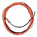 Maxcatch Tapered Tenkara Line, Braided Furled Line: 12/13 ft in Gold, Orange, or Green (Orange/Black, 11ft)