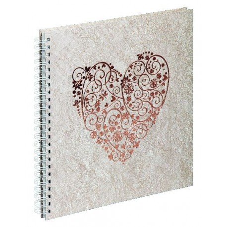 Pagna 13952-02 Wedding Spiral Album 310 x 320 mm Paper Gold Sweet Heart 40s