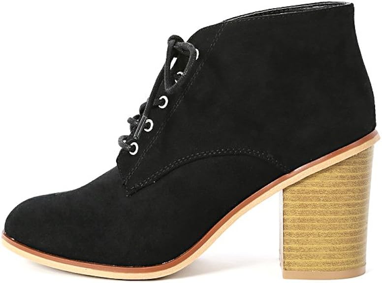 qupid lace up booties