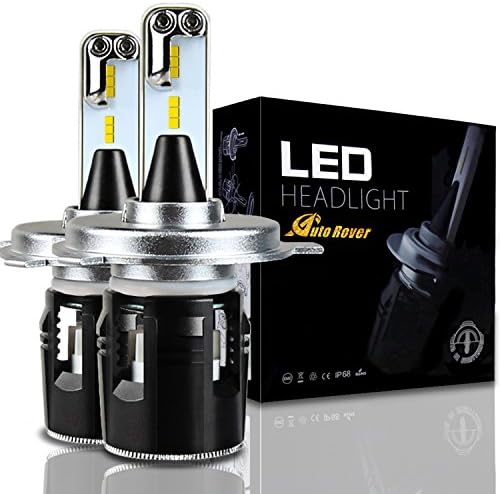 AUTO ROVER H4 LED Headlight Bulbs, 42W 6000K 10400Lumens Super Bright ( Hi/Lo) CSP Chips Conversion Kit,3year warranty