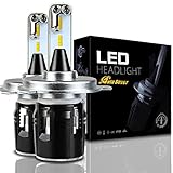 AUTO ROVER H4 LED Headlight Bulbs, 42W 6000K 10400Lumens Super Bright (9003 Hi/Lo) CSP Chips Conversion Kit