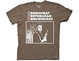 Ripple Junction Firefly Democrat Republican Browncoat Adult T-Shirt 2XL Heather Brown