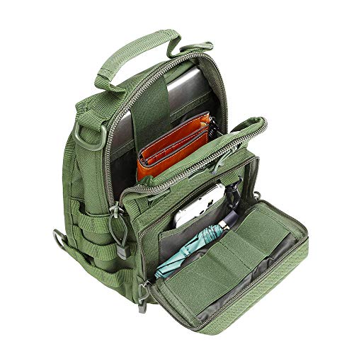 HAOMUK Tactical Sling Bag Pack Military Rover Shoulder Sling Backpack