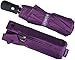 Crown Coast Eggplant Purple Travel Umbrella - 60 MPH Windproof Lightweight for Men Women and Kids, Compact Travel Umbrellas in Multiple Colors
