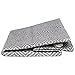 DII Woven Paper Storage Bin, Diamond Basketweave, Gray/White, Large