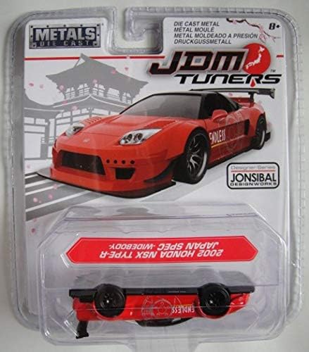 JDM TUNERS Upside Down Error, RED 2002 Honda NSX Type-R Japan SPEC WIDEBODY