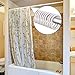 36 Pack Shower Curtain Rings Curtain C Rings Hook Hanger Bath Drape Loop Clip Glide (White)