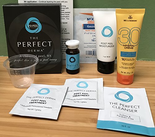 The Perfect Derma Chemical Peel Kit with Post Peel Moisturizer NIB AUTHENTIC