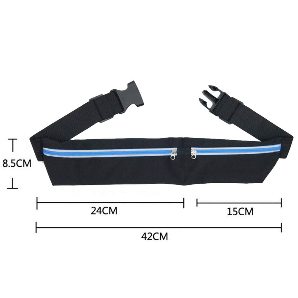 SMILEQ Doble Bolsillo Cinturón de Correr Bolsa de teléfono Bolsa ...