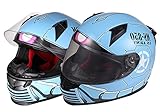 OSNICH Japanese Animation Full Face Adult Motorcycle Helmets Atv Street Bikes For Men with DOT Certificate Gift for Chiristmas Thanksgiving Day Halloween Black Friday Deals (Color 1, L/XL Adult)