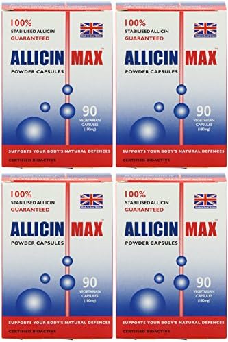 (4 PACK) - Allicin Allicin Max 180Mg Veg Capsules | 90s | 4 PACK - SUPER SAVER - SAVE MONEY