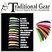 4" Natural Feathers Archery Arrow Fletch Fletching - 1 DZ - Right Wing - Parablic Shape - Multiple Colors Available