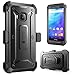 HTC One M9 Case, SUPCASE Full-body Rugged Holster Case with Built-in Screen Protector for HTC One M9 (2015 Release), Unicorn Beetle PRO Series - Retail Package (Black/Black)