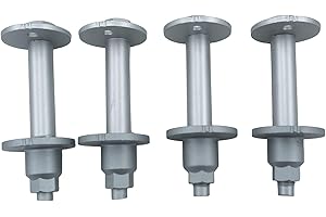 WELLBOX 4PCS Lower Control Arm Toe Adjust Camber Bolt Kit Fits for Toyota 4Runner 1996-2002, for Tacoma 1996-2002, for 4Runner 1996-1997, Camber Caster Adjusting Bolt Kit -OE# 48409-35050