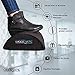 Modevate Ergonomic Desk Foot Rest Cushion for Office or Home, Black, MO-001