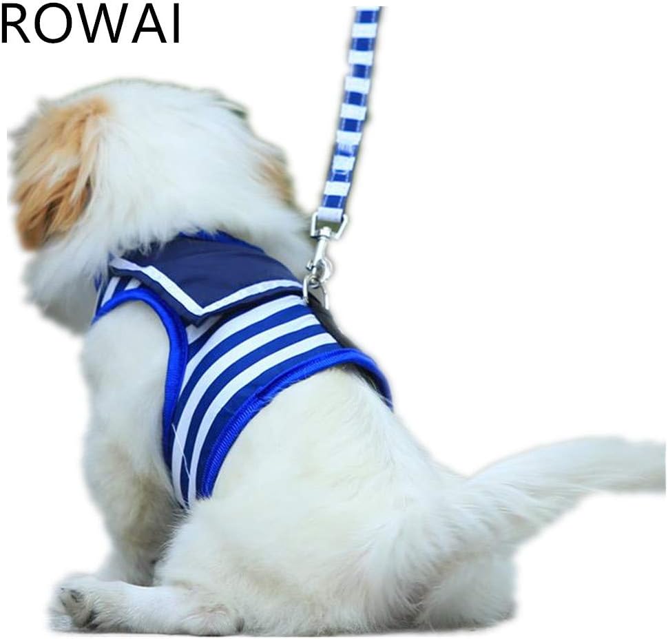 navy blue dog harness