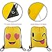 Drawstring Backpack for Sport Mesh Buckle Zipper Pocket Gym Bag Durable Teal Brid Pattern String Bag