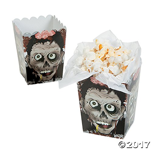 UPC 886102295076, Halloween Zombie Head Mini Popcorn Boxes - 24 Count