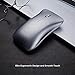 Wireless Mouse, YJan 2.4G Ergonomic Wireless Portable Silent Optical Mice with USB Nano Receiver for Laptop PC Computer Chromebook and Notebook-Silverthumb 2