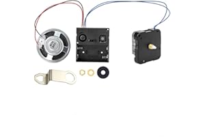 Clock Repair Kit with Westminster Chime Music Movement Clock Hands for Horn Replacement Parts for Clock Repair Maintenance