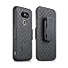 Microseven LG G5 Case, Super Slim Hard Shell Holster Case Combo with Kickstand and Belt Swivel Clip for LG G5 with Microseven Packaging (Wave Black)