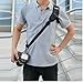 Fomito Quick Rapid Shoulder Sling Belt Neck Strap & 2pcs Screw Mount for Camera DSLR SLR DV Black
