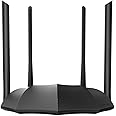 Tenda AC1200 Gigabit WiFi Router - Dual Band High Speed Wireless Internet Router, 3xWAN/LAN Gigabit Ports, 4 x 6 dBi Antennas, MU-MlMO, Beamforming, IPv6, Guest WiFi, AP Mode(AC8)
