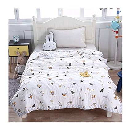 Amazon Com Kfz Breathable Double Gauze Cotton Kids Comforter