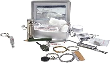 Mil-tec - Kit de supervivencia (caja de metal): Amazon.es: Salud y cuidado personal