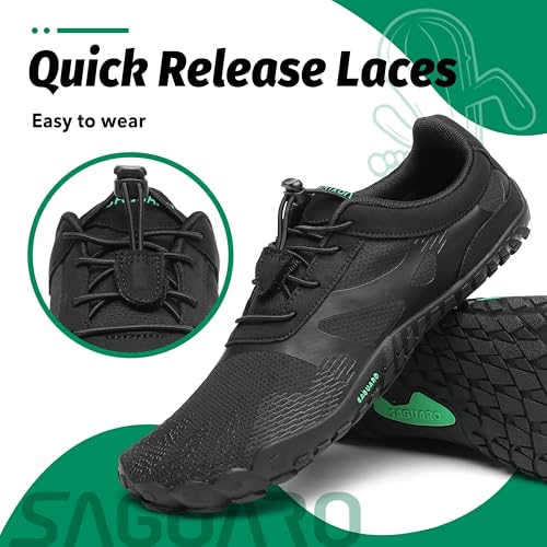 SAGUARO Versatile Minimalist Lightweight Flexible Outdoor Indoor Shoes – Gym Asphalt Beach Mountain, Unisex-Adult