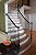 5 Pcs. 44" x 1/2" Skinny S-Scroll Iron Balusters Iron Spindles Metal Stair Parts Hollow.(Satin Black)