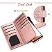 Dailylux Galaxy Note 8 Case, Note 8 Wallet Case Premium Soft PU Leather Closure Flip Case with 9 Card Slots and Detachable Wrist Lanyard Cover for Samsung Galaxy Note 8 2017-Glitter Rose Gold