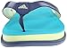 adidas Performance Women's Supercloud Plus Thong W Athletic Sandal,Super Purple/Shock Green/Halo Yellow,5 M US