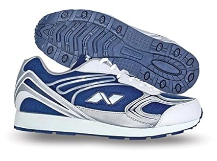 nivia white running shoes