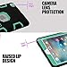 iPad Air 2 Case, TabPow [Hybrid Shockproof Case] Rugged Triple-Layer Shock-Resistant Drop Proof Defender Case Cover with Kickstand [Full Warranty] for iPad Air 2 with Retina Display/iPad 6, Turquoise