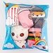 WATINC 5 Pcs Cute Animal&Food squishy Sweet Scented Vent Charms Slow Rising squishies Kawaii Kid Toy, Lovely Stress Relief Toy, Animals Gift Fun Large(WT-5P Ninja fox set)