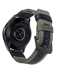 Olytop   Correa de nailon de liberación rápida de 0.787 in para Samsung Gear Sport Gear S2 Classic Moto360 de segunda generación, 1.654 in