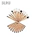 Start 12 pcs/Sets Gold Makeup Brushes Set for Eye Shadow Foundation Eyebrow Lip Brush