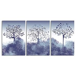 NWT Canvas Wall Art Abstract Forests Painting Artwork...