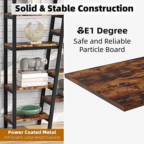 TIYASE 78.7x70.9 inch Extra Large Bookshelf Tall Etagere Bookcase, 5