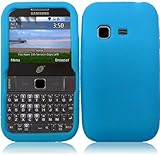 For Samsung S390G Silicone Jelly Skin Cover Case Sky Blue Accessory