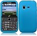 For Samsung S390G Silicone Jelly Skin Cover Case Sky Blue Accessory