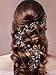 Unicra Bride Wedding Hair Vine Pearl Hair Piece Silver Headpiece Bride Hair Accessories for Women and Girls (19.7 Inches) (Silver)
