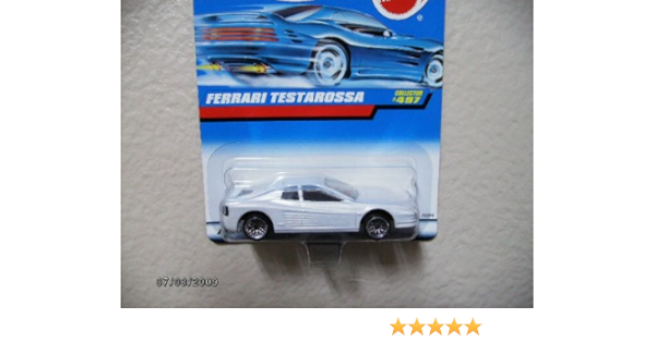 hot wheels ferrari testarossa white